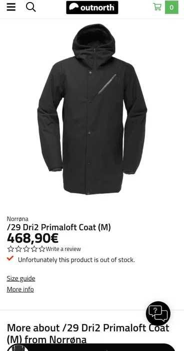 Norrøna29 Dri2 Primaloft Coat