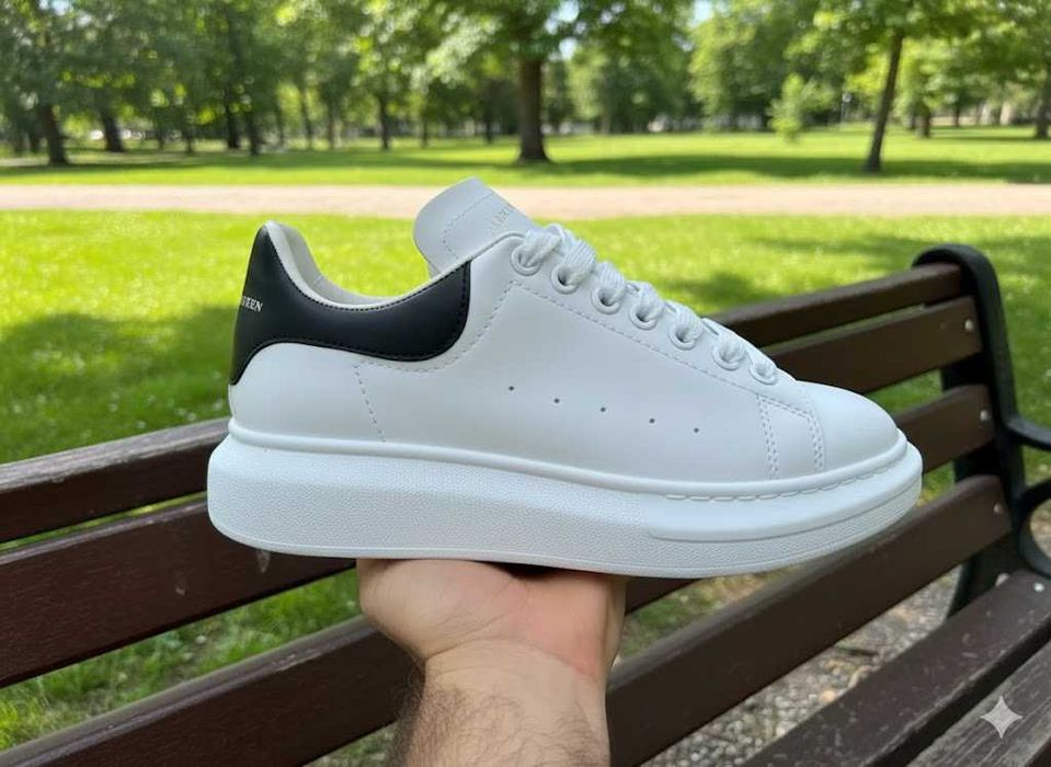 Adidasi Alexander M c Q u e e n Alb - Adidasi Fete Baieti