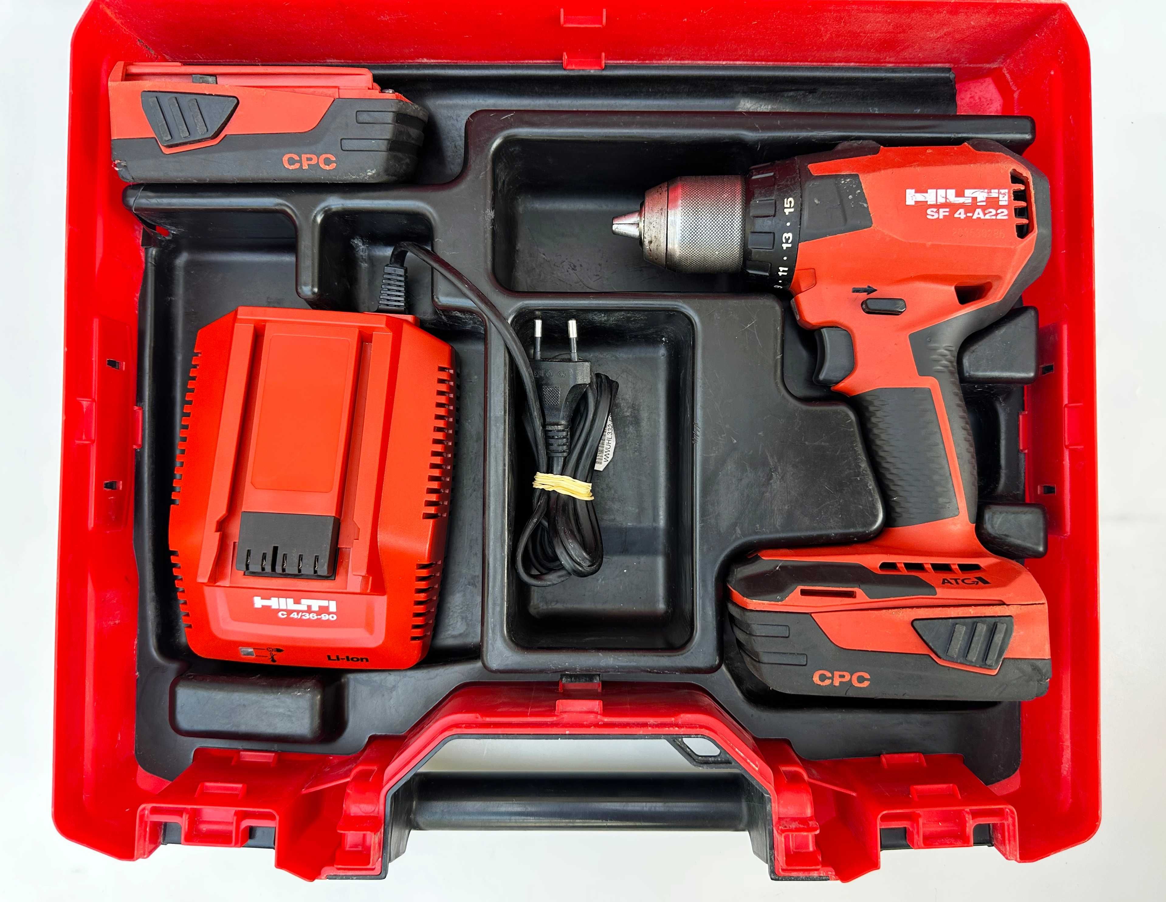 Hilti SF 4-A22 ATC - Безчетков акумулаторен винтоверт 22V