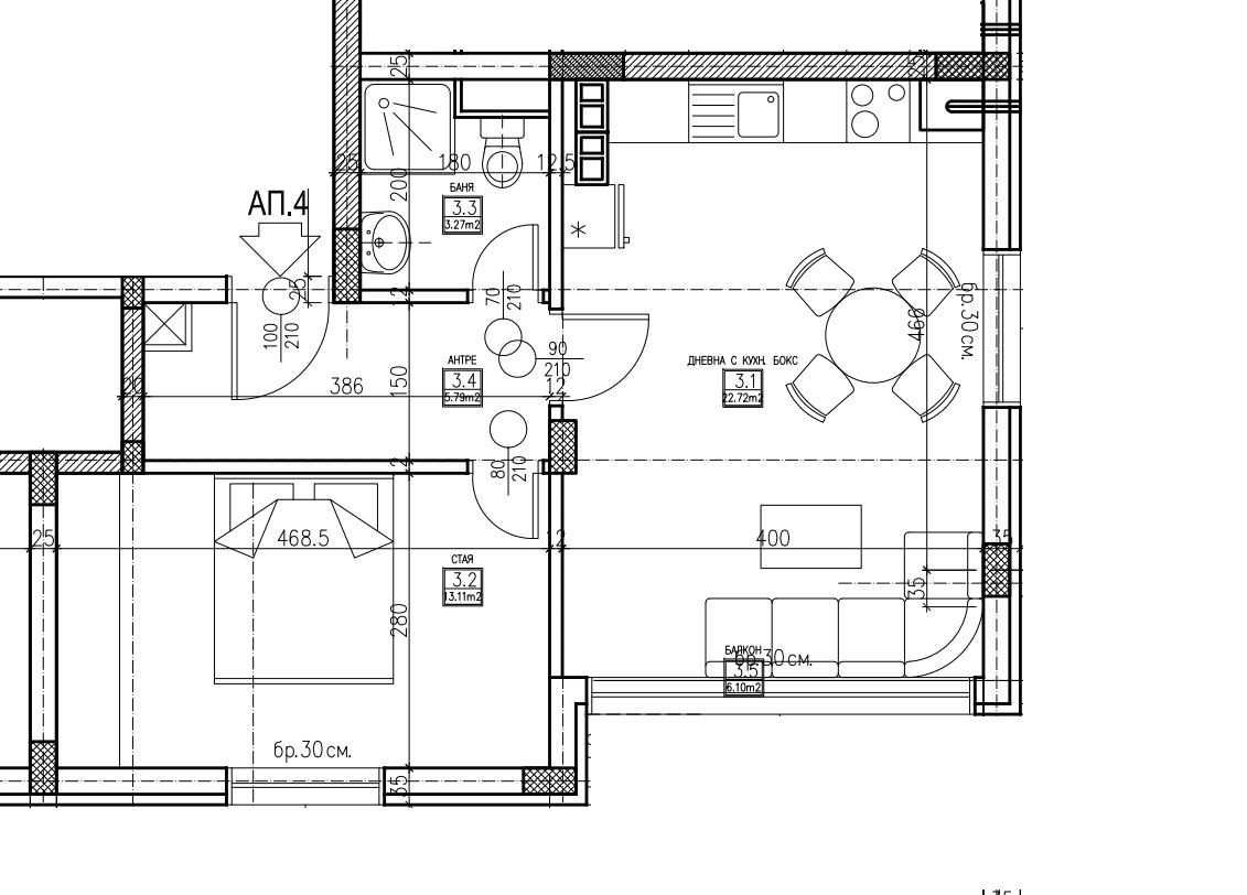 Продава се Двустаен апартамент в София, Малинова долина - 85 кв.м за 2342 €/кв.м - Снимка #7