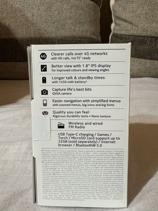 Nokia 110 4G nou in cutie, sigilat, culoare midnight blue