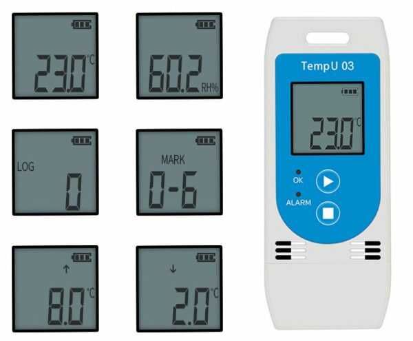Даталоггер. Термометр.Гигрометр.Регистратор - температуры и влажности.