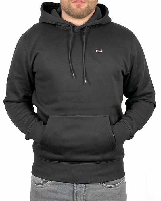 Tommy Hilfiger Hanorac Negru Flag Fleece Logo