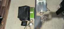Cort crestere indoor. Lumina, ventilator si 4 ghivece
