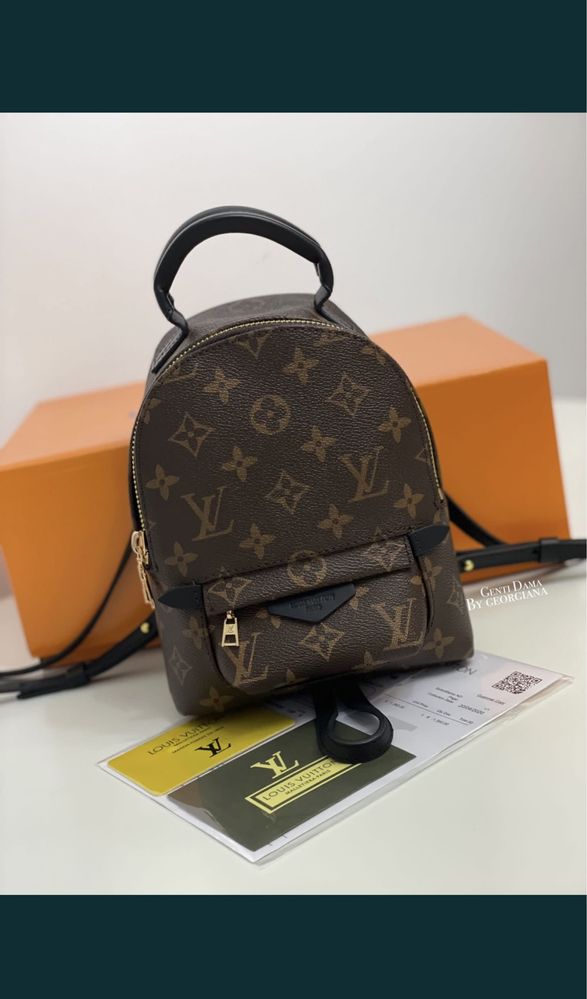 Ghiozdan Louis Vuitton Palm Springs Mini