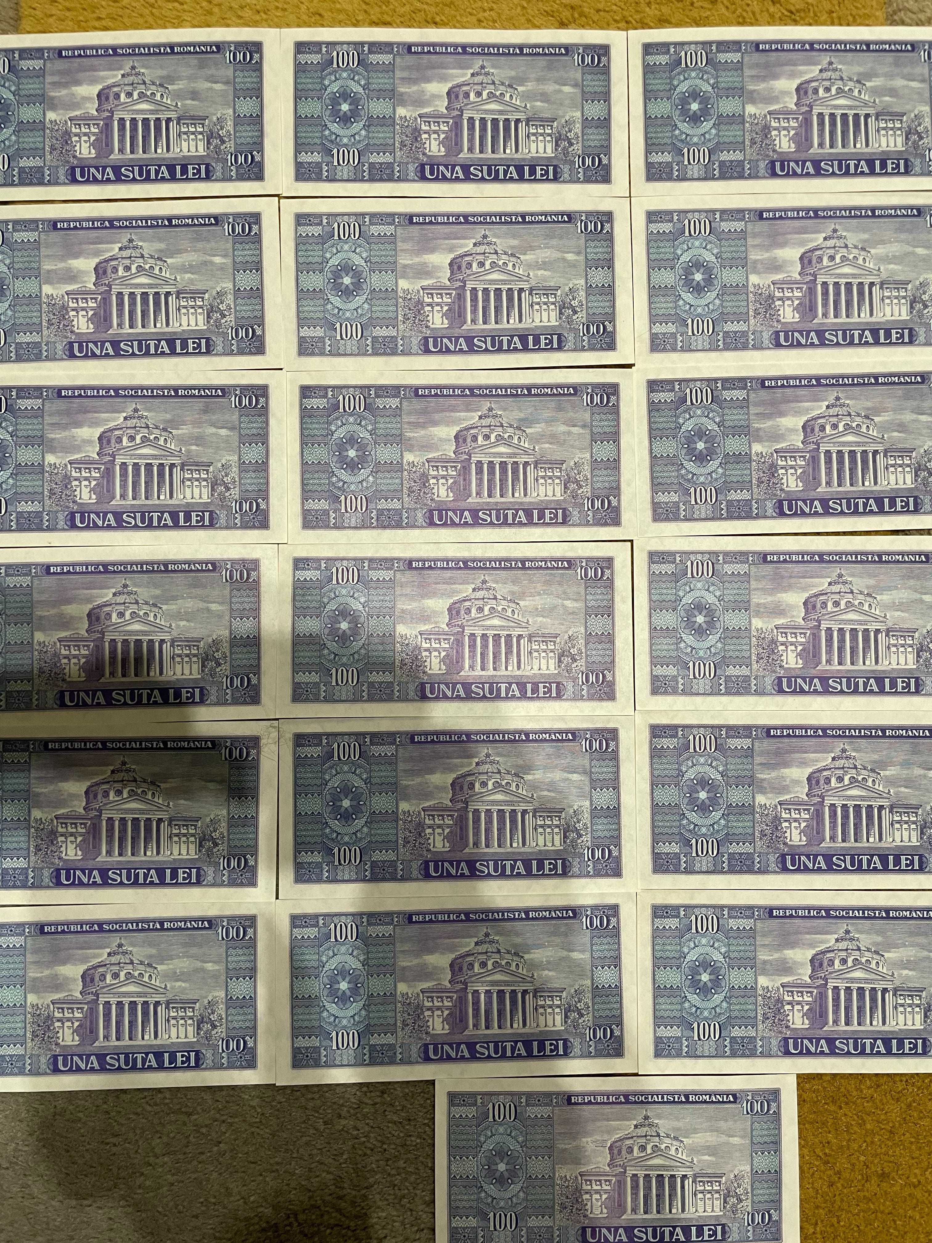 25 Bancnote - 100 Lei Nicolae Bălcescu 1966