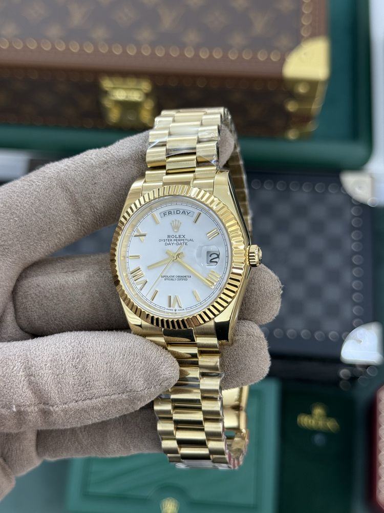 Rolex Day-Date 40 White Dial