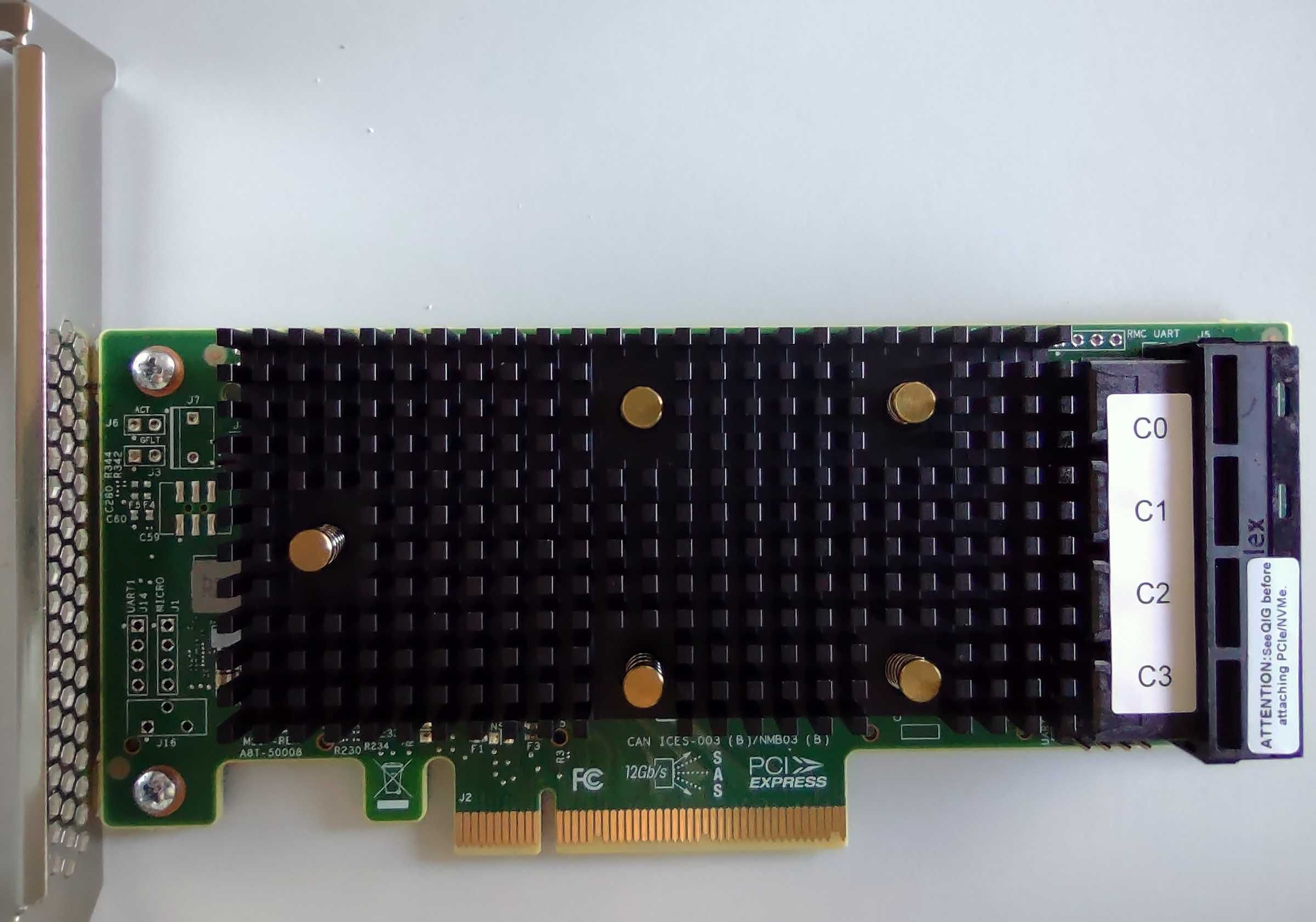 Контролер Broadcom/Avago SAS9400-16i JBOD SAS SATA NVMe 16порта ITmode