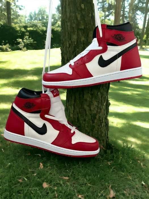 Nike Jordan 1 Chicago Red / Sneakersi Fete Baieti 2024