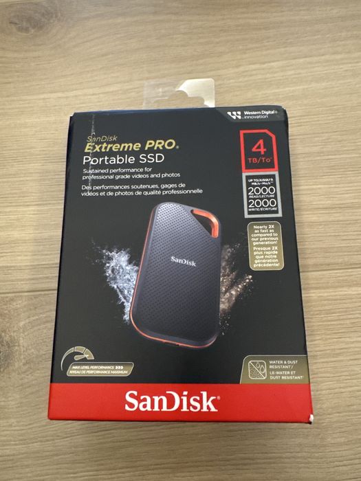 SanDisk Extreme Pro, SSD, 4TB, sigilat