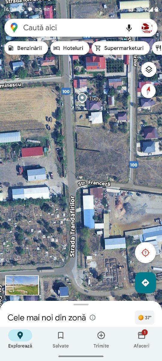 Teren Fundeni Calarasi după Vadu Anei