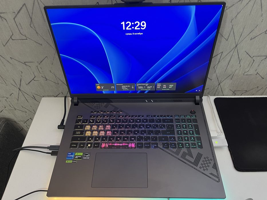 ASUS Rog Strix G18 / 32 Г6 / SSD 1024 Гб / RTX 4060 / i7 13650HХ