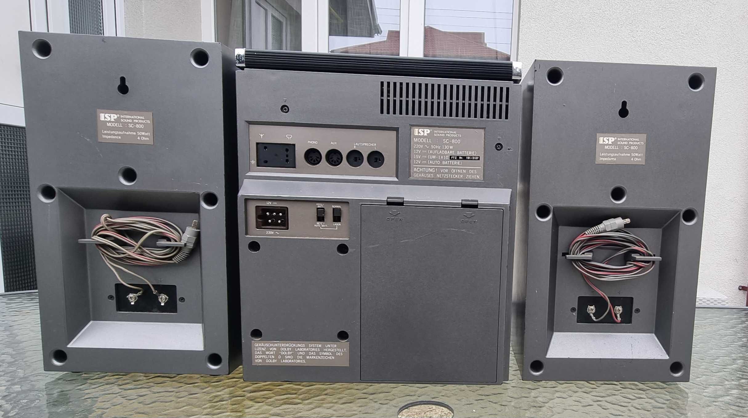 Boombox raritate ISP SC-800 2x50w ?