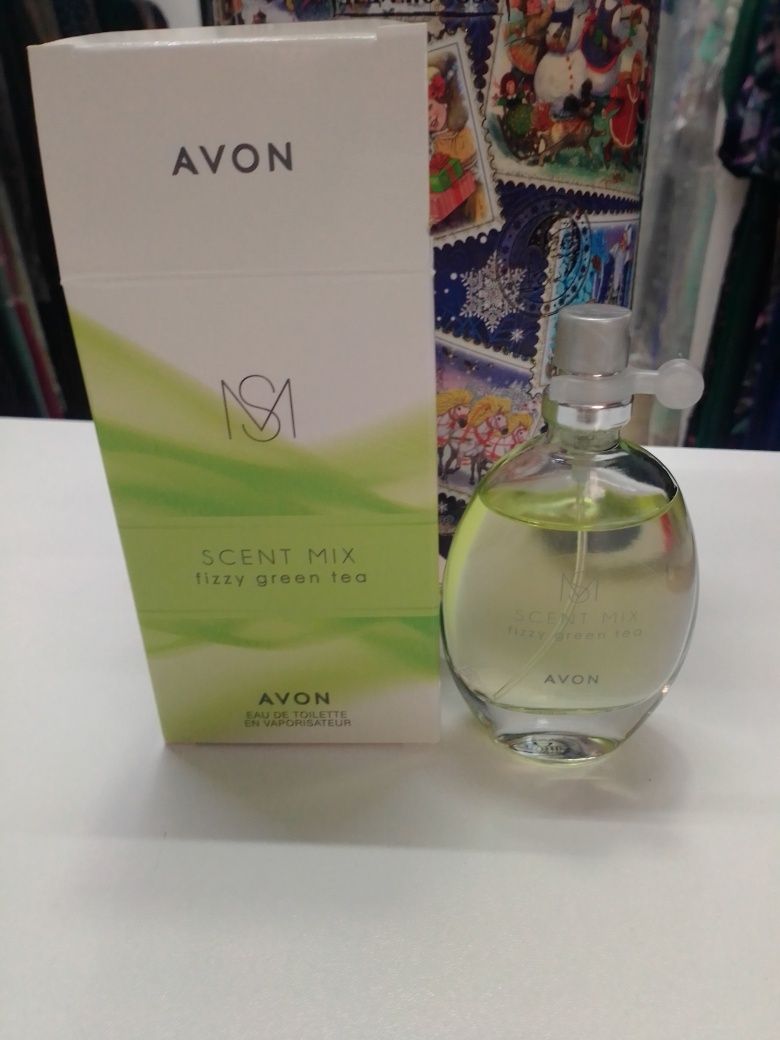 Avon,scent mix fizzy green tea,роликовый дезодорант full speed.