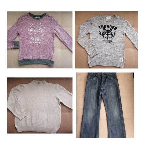 Кофты Zara, свитер. джинсы для мальчика р 122, кажд вещь за 900т