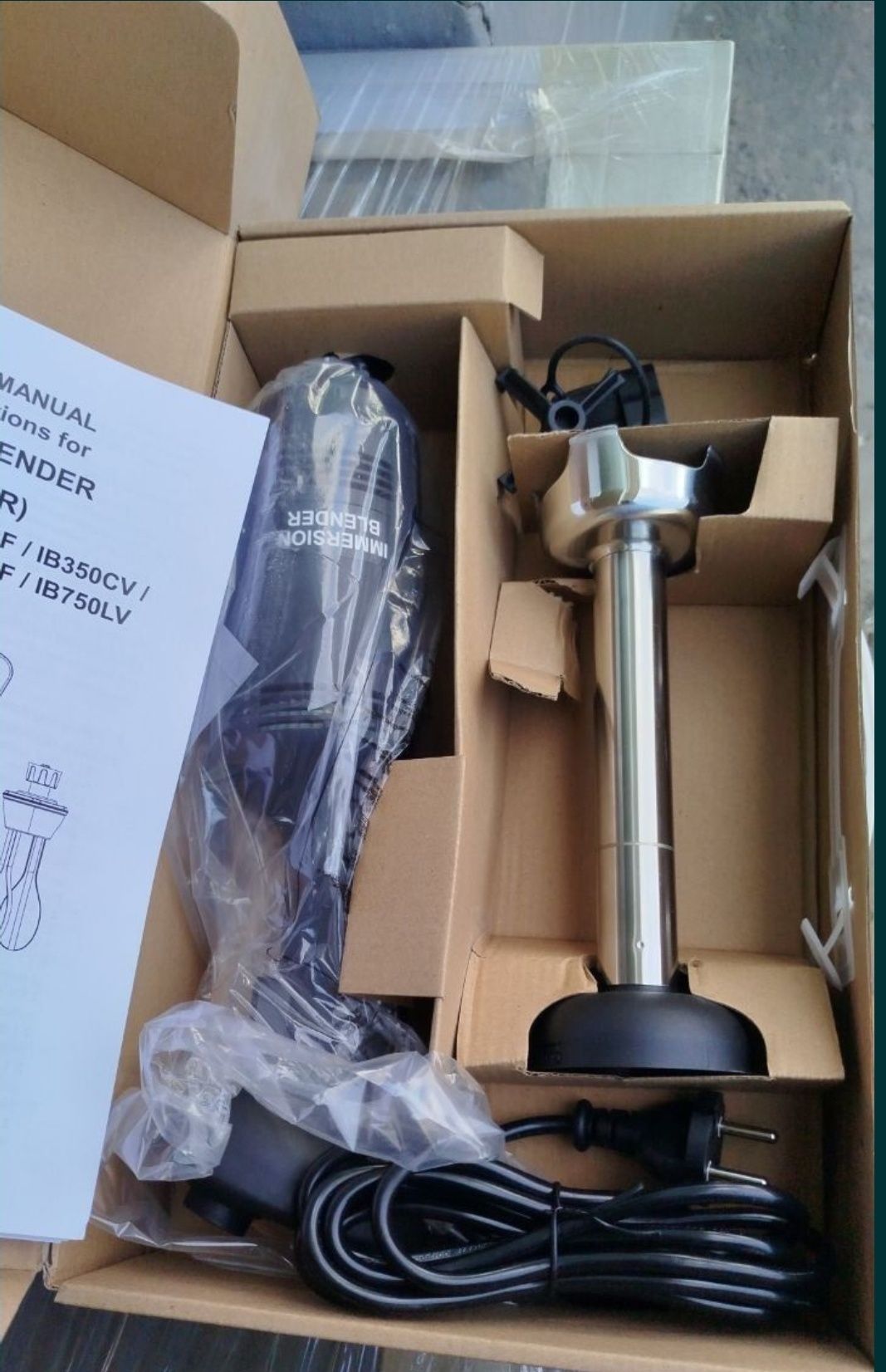 Qo'l Blender aparati pagrujnoy blender pagrujnoy blindr