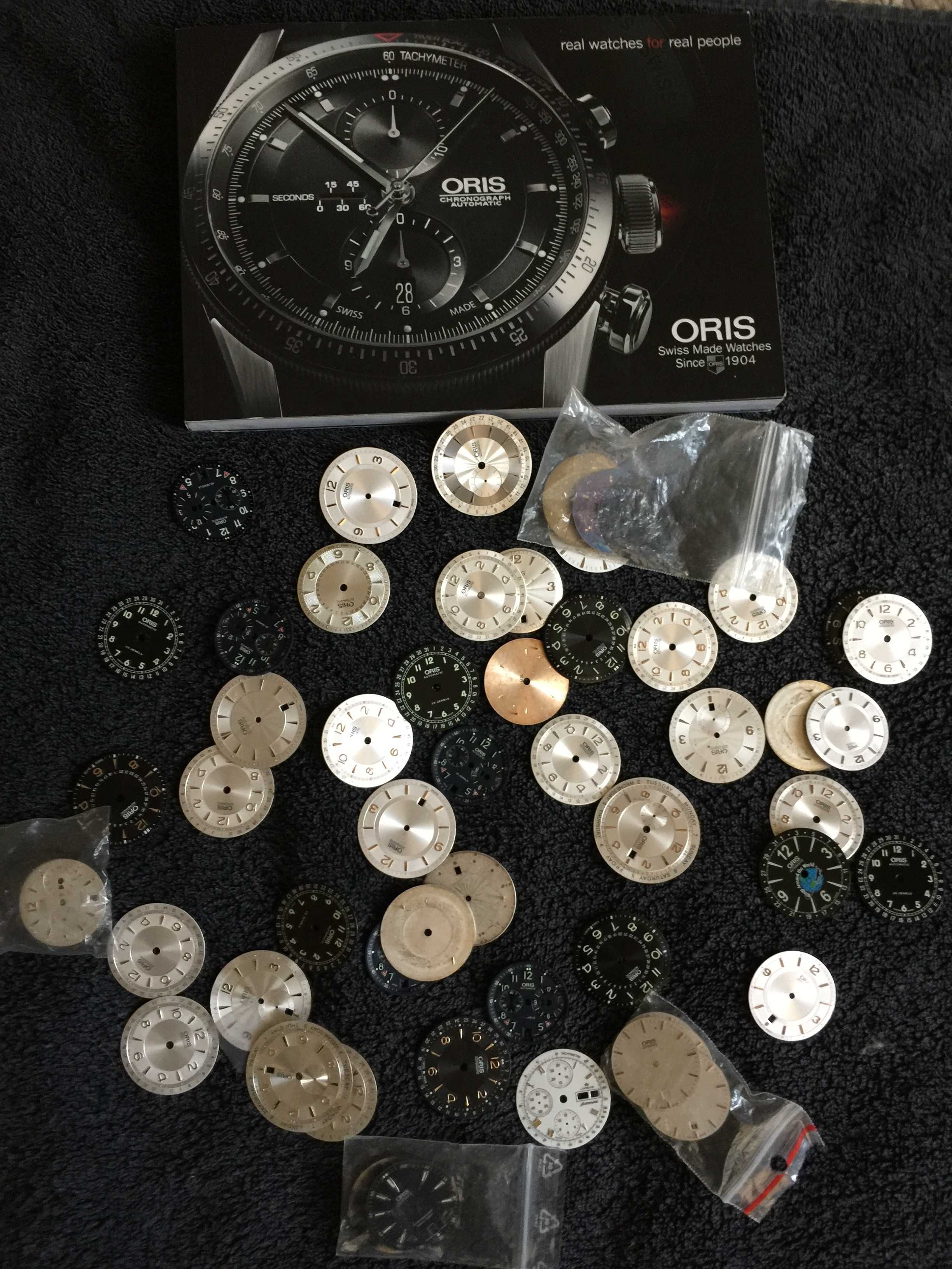 Продам лот из частей для часов Oris (браслет, корпус, стекло и т.д.)