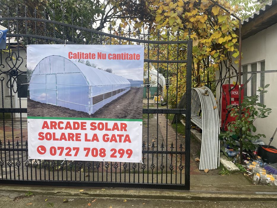 Arcade solar  Galvan sau (teava neagra 150 de lei )