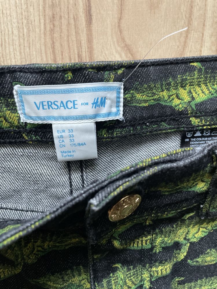 VERSACE X H&M Crocodile/мъжки дънки W33