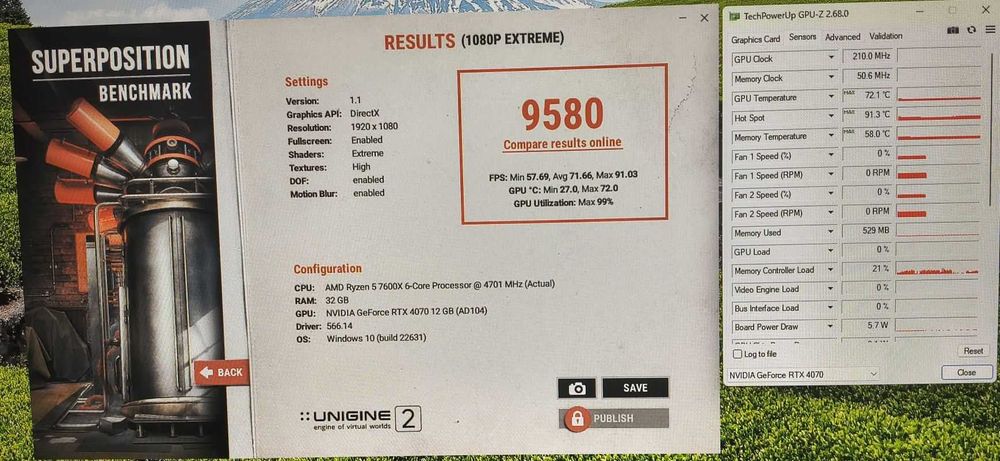 vand placa video rtx 4070 12gb gddr6 192 biti full box la cutie