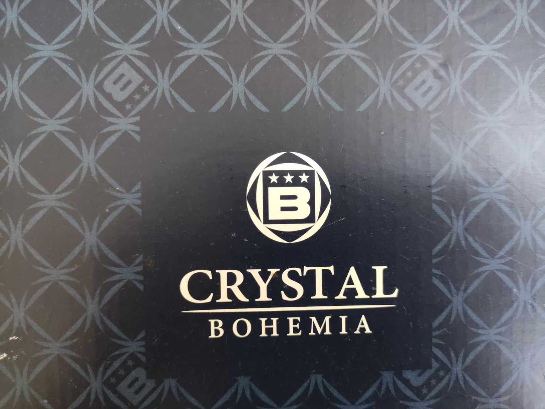 Нови чаши за вино от бохемски кристал - 6 броя