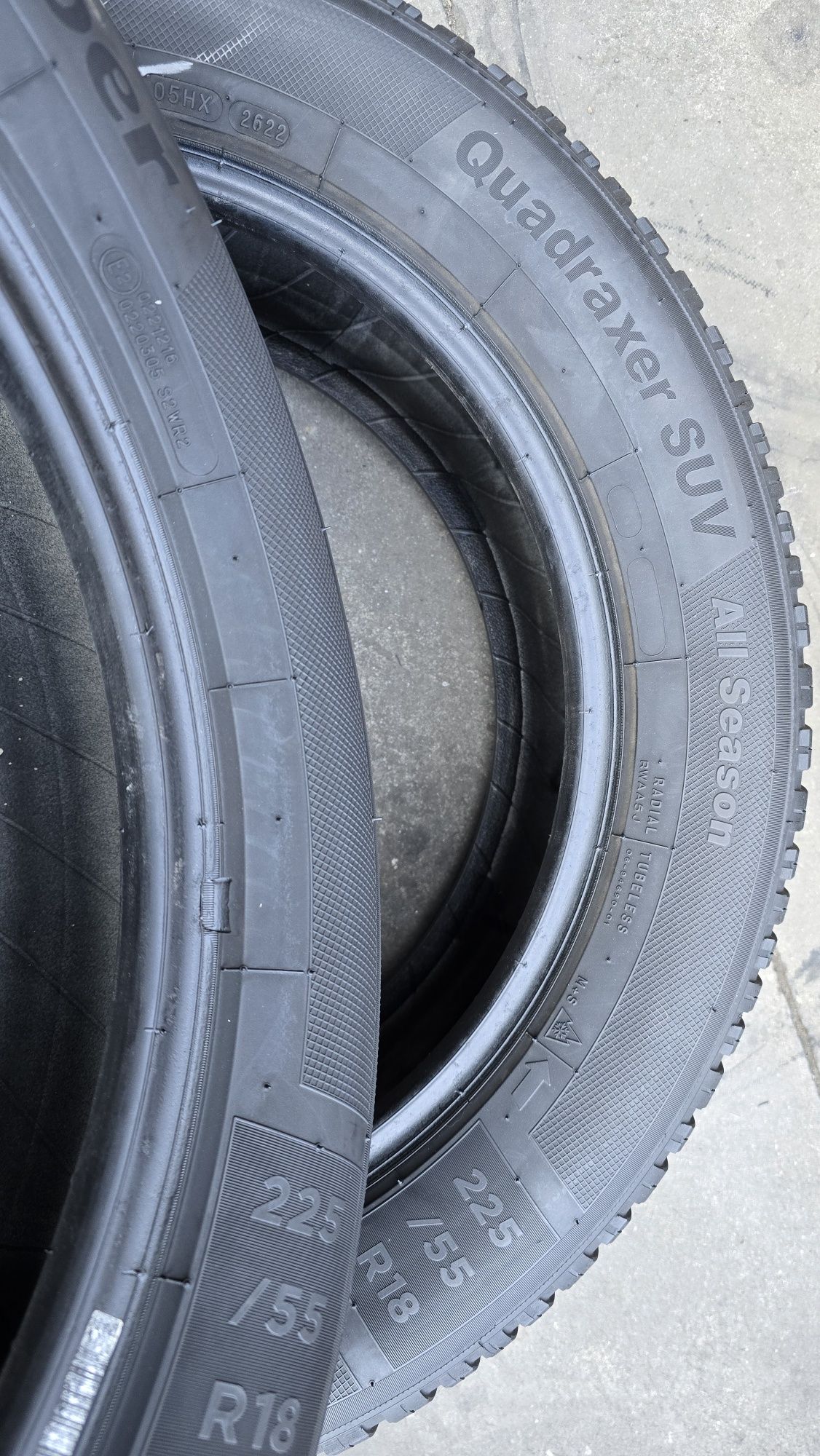 2 anvelope allseson Klebar 225/55/18