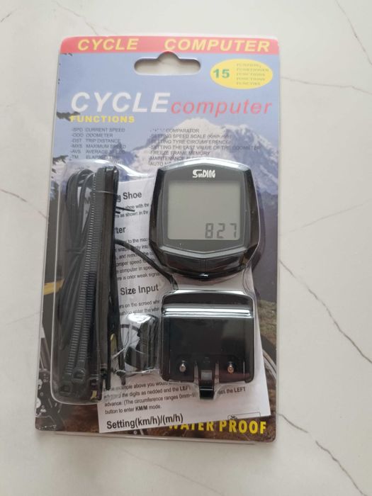 Скоростомер за велосипед, НОВ, водоустойчив километраж за колело