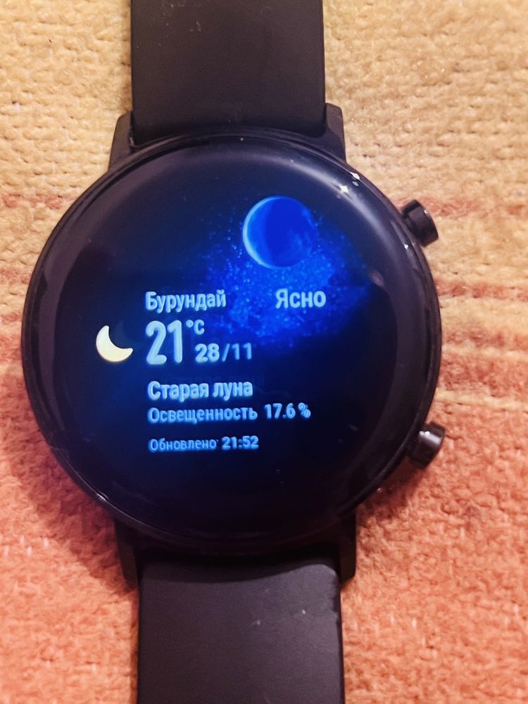 Продам смарт-часы Huawei Watch GT 2 Black/Black (DAN-B19)