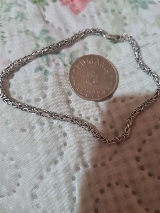 Brățară argint model bizantin