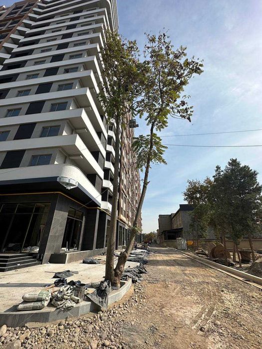 ЖК Bobur Residence 1-нотариус 2-комнатная 16/16 42,2 м² коробка