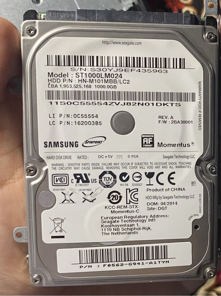 1-TB HDD 2.5