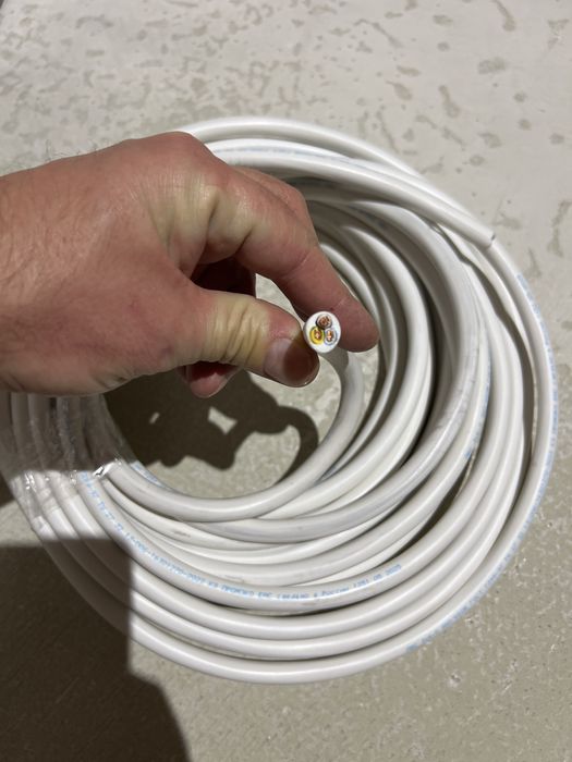 Электрический кабель ПВС 3*6,0 мм2 15 метров