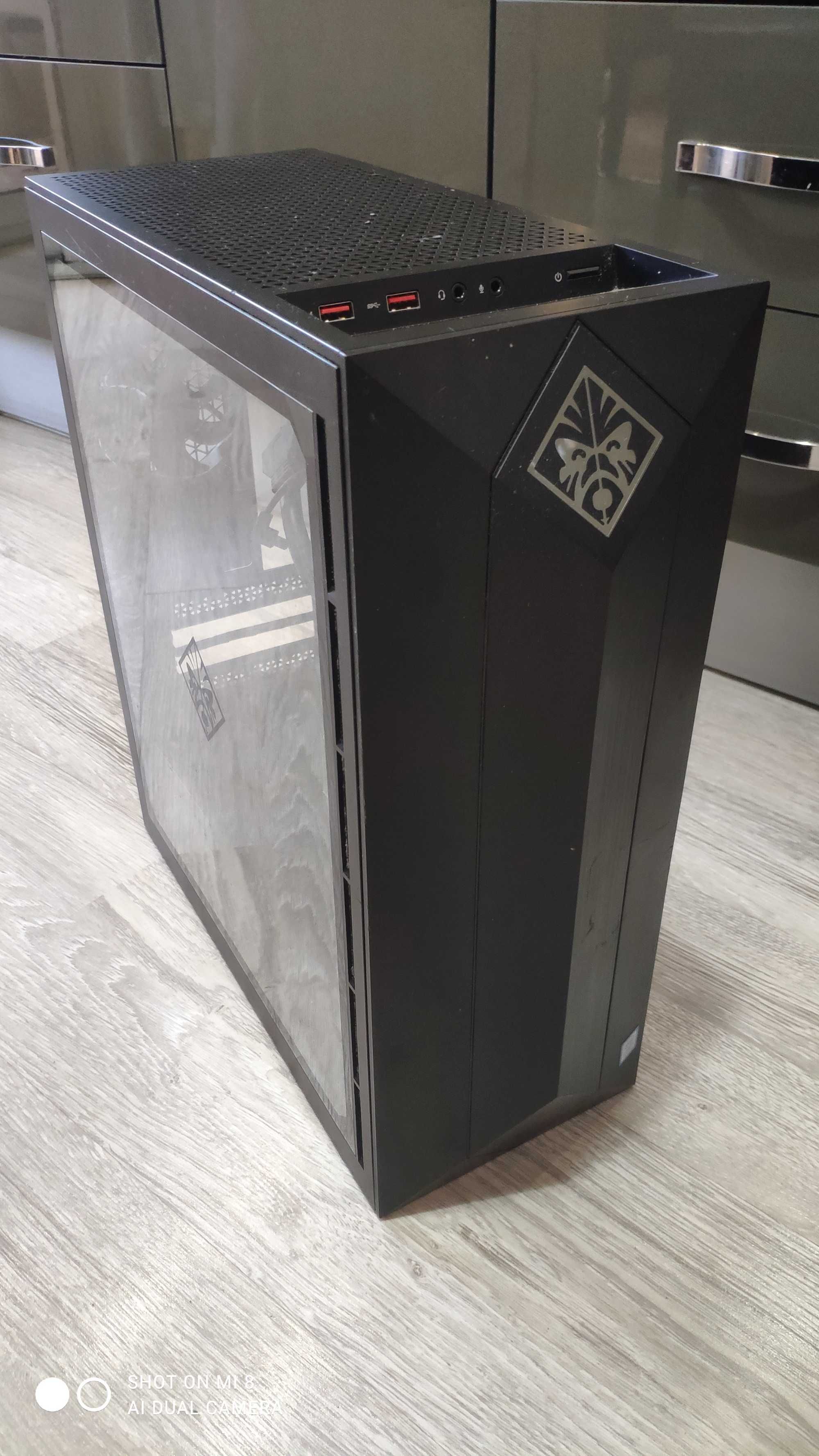 Hp Omen Gaming PC Case, Панорамна Геймърска Каса Кутия,  Gamer Case