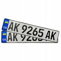 Avtonomera / Numere auto Ucraina / Ukraine license plate