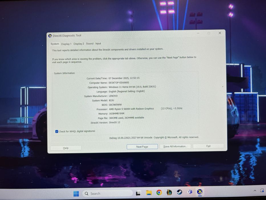 Laptop Lenovo Legion 5 gaming 15ACH6H