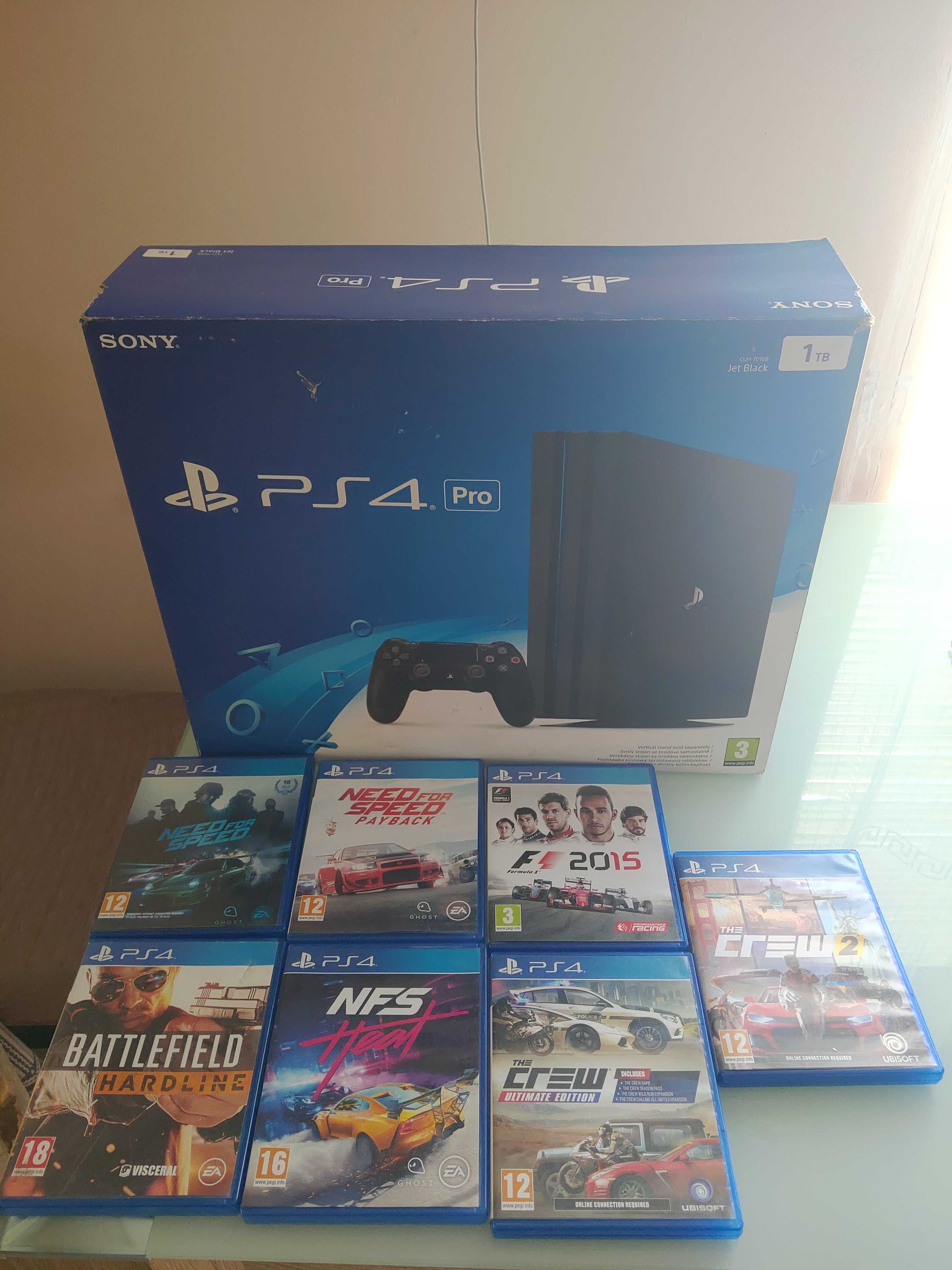 Продавам Пс4 Про С 7 Игри