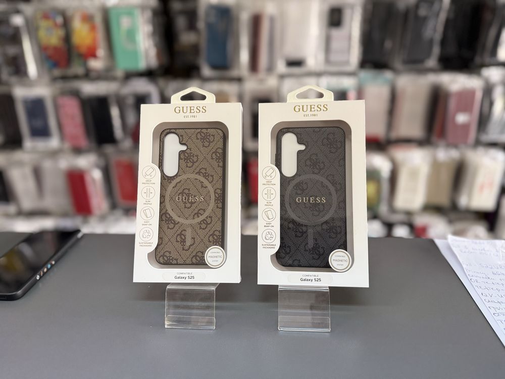 Оригинален GUESS гръб Samsung S25 magsafe
