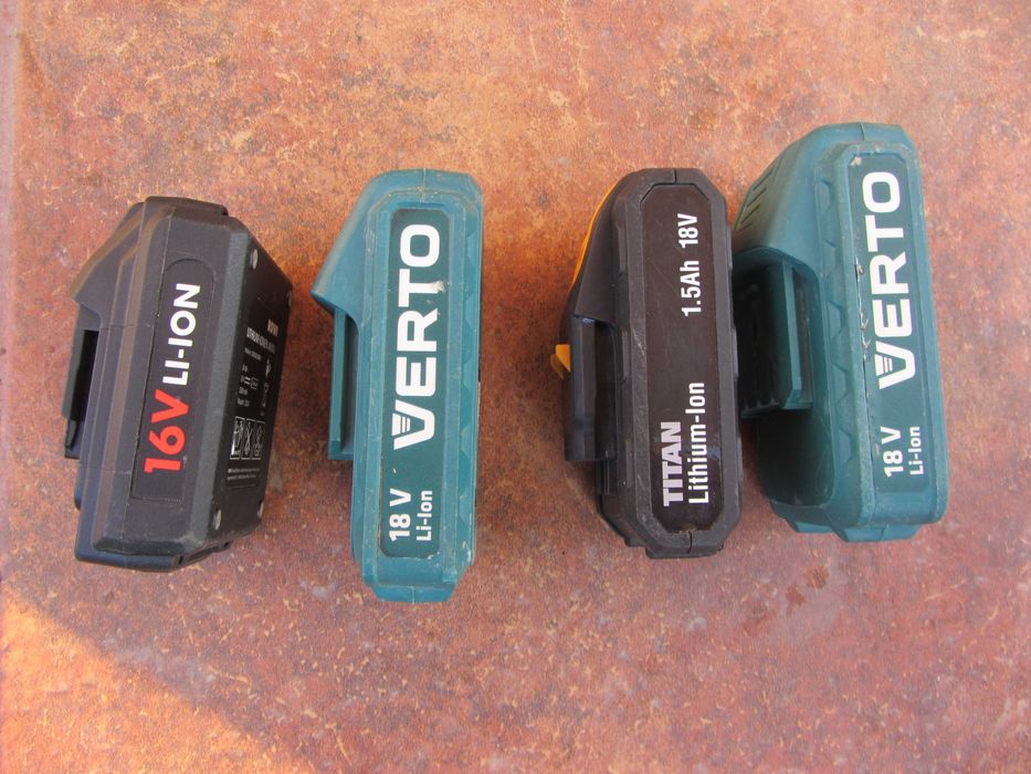 Acumulatori 20v Verto 18v,Titan18v,Rowi 16v