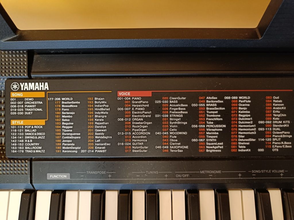 Orga Yamaha PSR F51