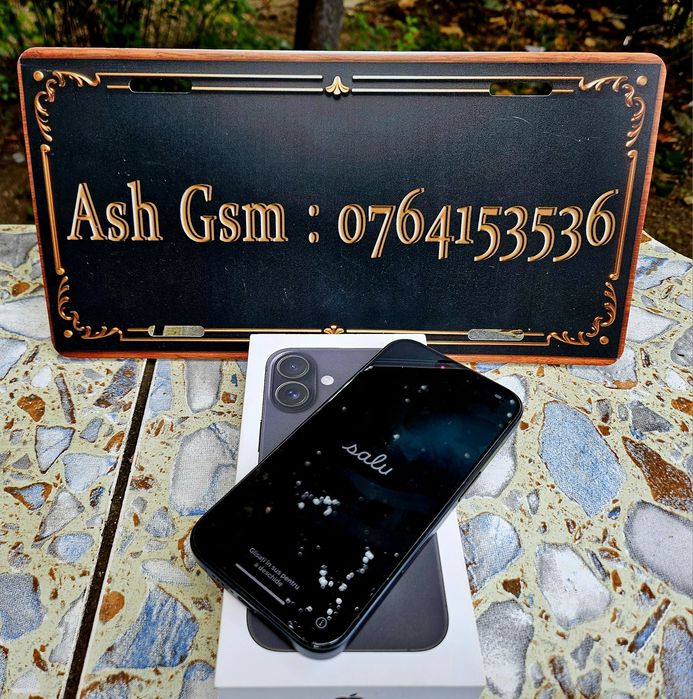 Iphone 16 black 128Gb, ca nou, in garantie