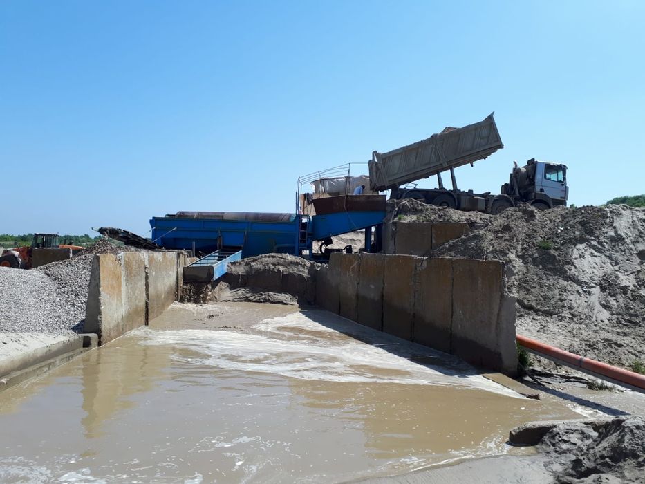 Statie de sortare agregate minerale nisip pietris