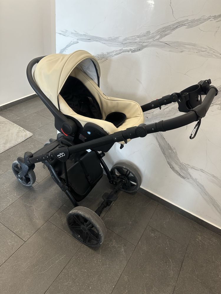 Детска количка 3в1 Dada Paradiso MAX 500 ALMOND MILK