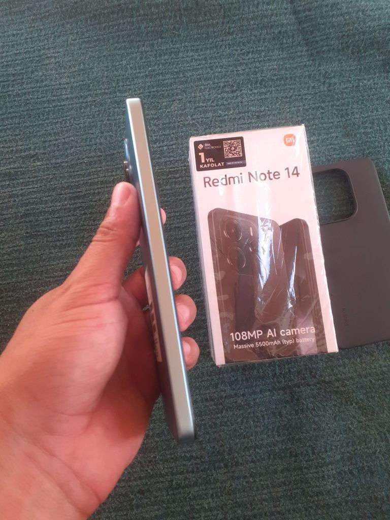 Redmi not 14 yangi abmen bor