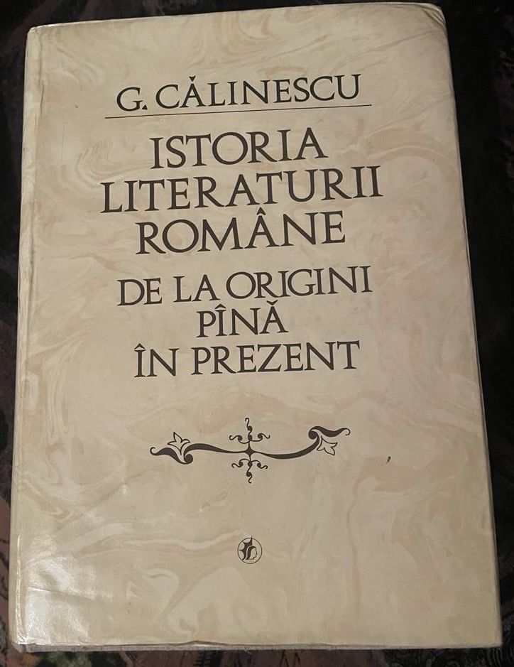 Istoria Literaturii Romane George Calinescu vintage 30/40cm