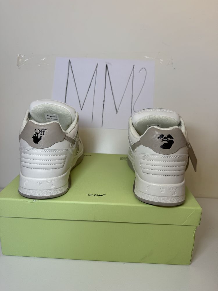 Adidasi Off-White Out Of Office White Beige Lace-Up Sneakers