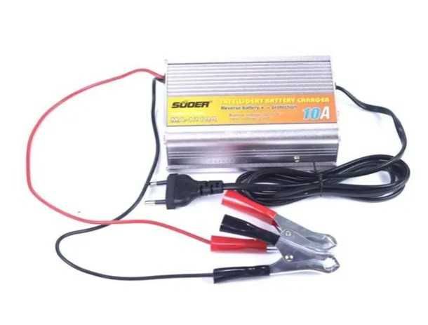Автоматическое зарядное устройство для аккумулятора 10А 12В с защитой