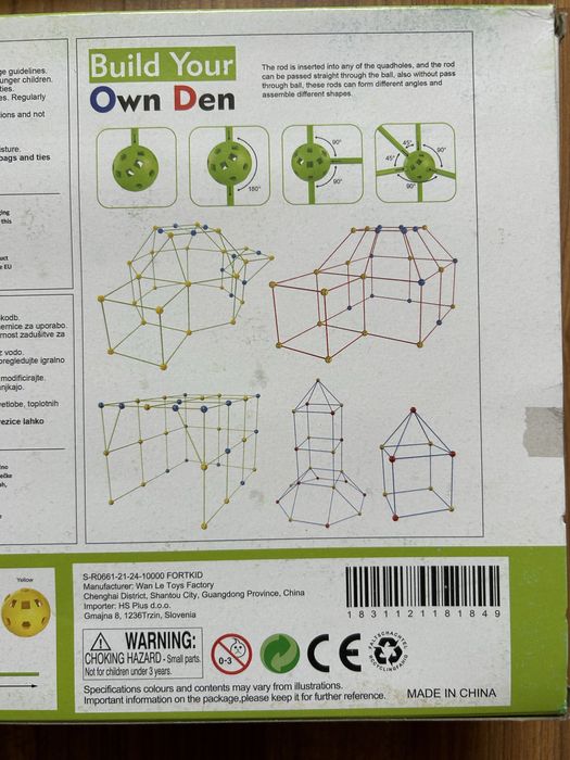 3 Kituri pentru copii pentru construirea de forturi