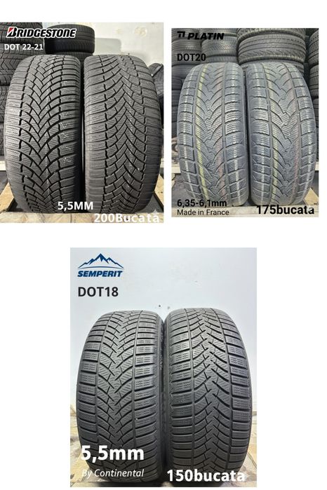 215/55R17 Continental Pirelli Dunlop Uniroyal semperit bridgestone