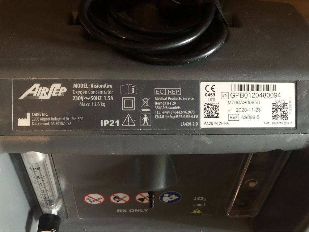 Aparat / concentrator de oxigen