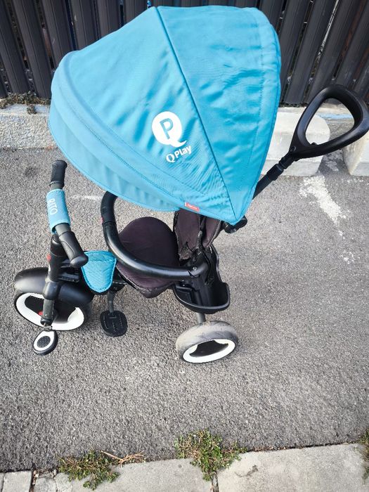 Trotineta pliabilă Qplay Rito turcoaz